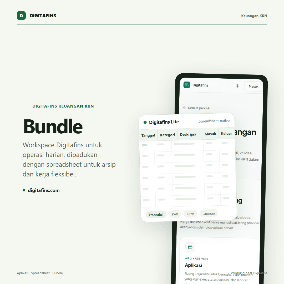 Visual bundle Digitafins Keuangan KKN